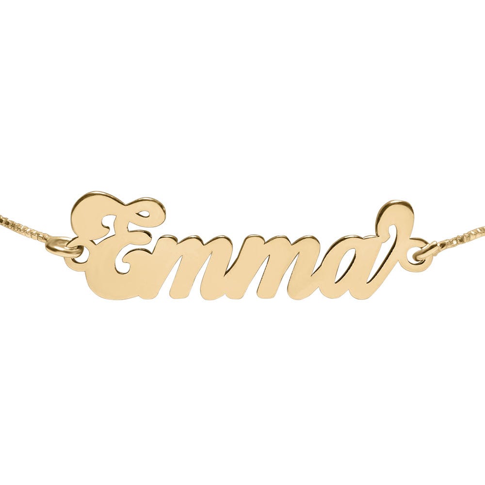 Exclusive Personalized Name Anklet / Ankle Bracelet- Adjustable Size