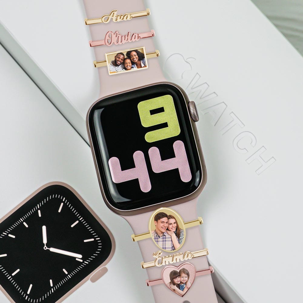 Smart Watch Name Charm