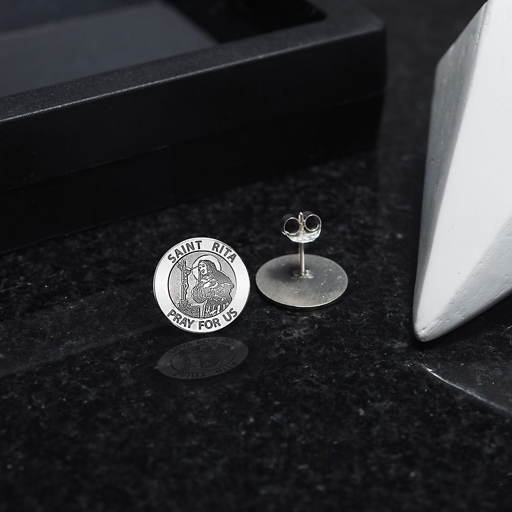 Pair of Saint Rita Earrings