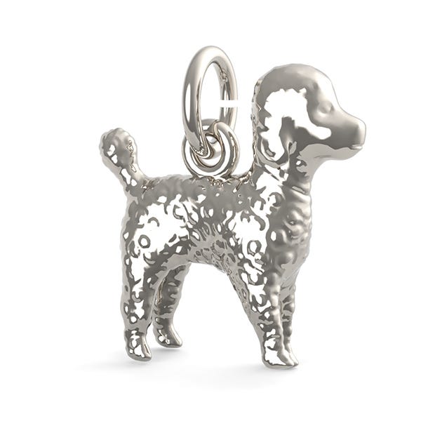 Small Poodle Dog Charm