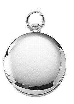 Sterling Silver Round Locket Bracelet