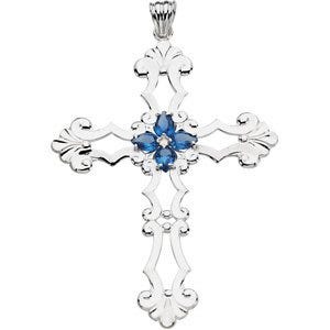 BIRTHSTONE CROSS