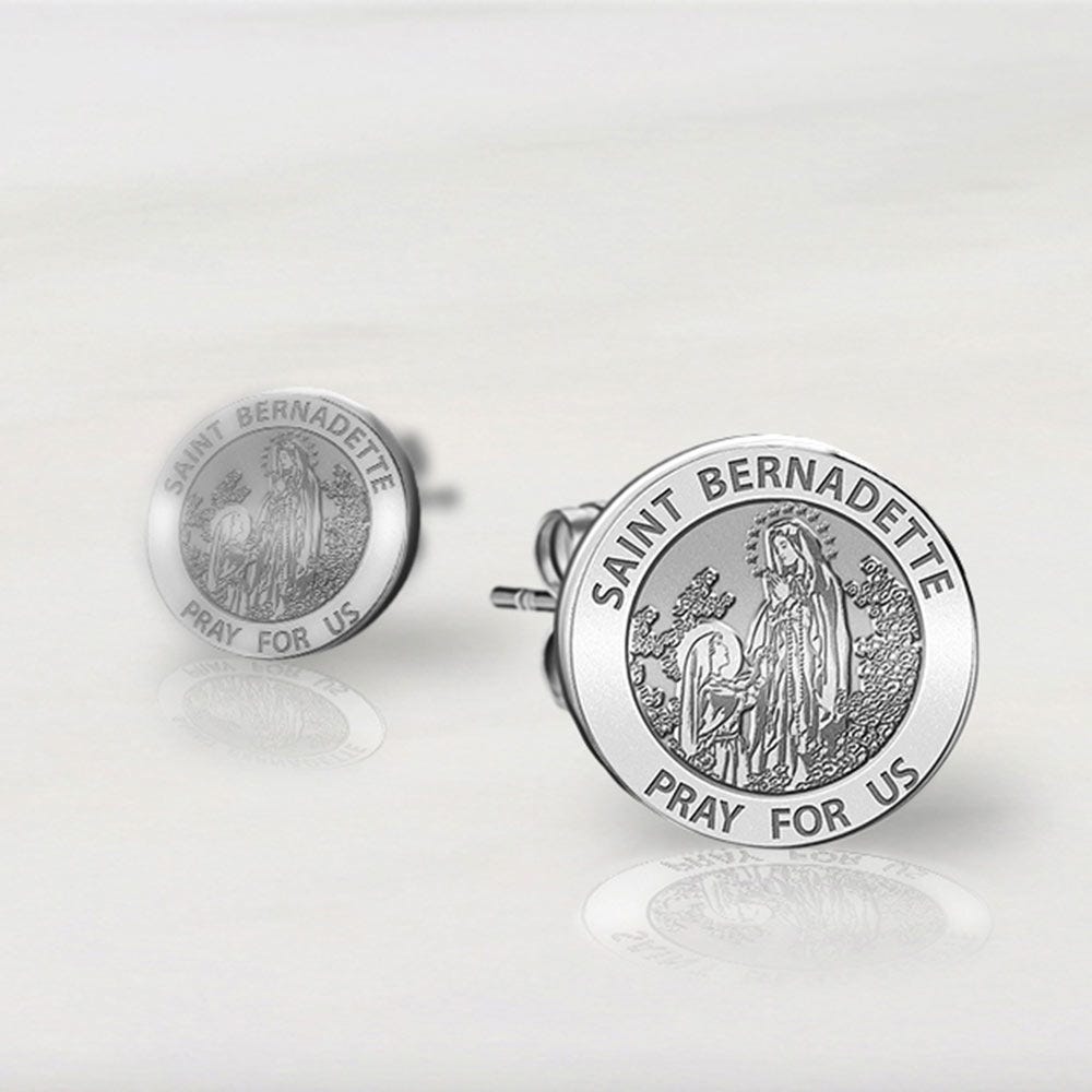 Pair of Saint Bernadette Earrings