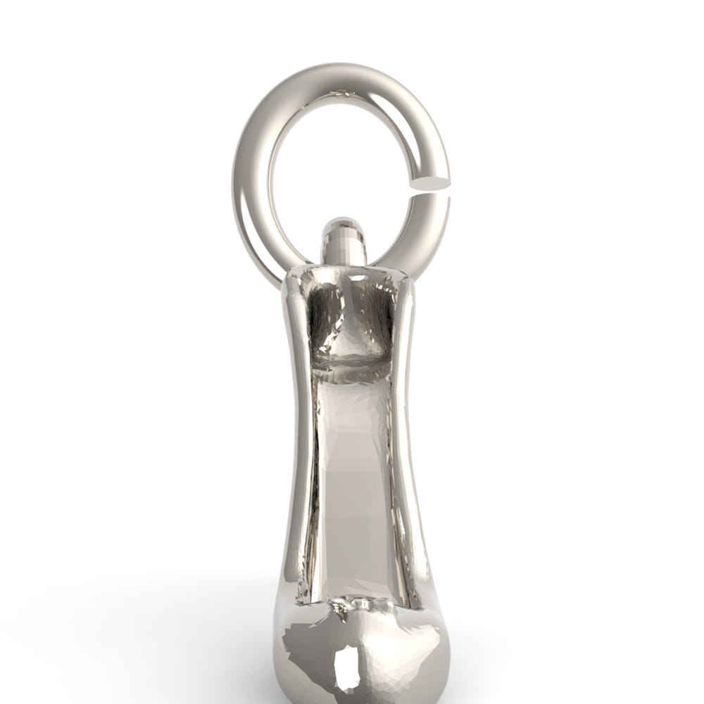 High Heel Shoe Accent Charm