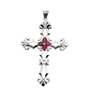 BIRTHSTONE CROSS