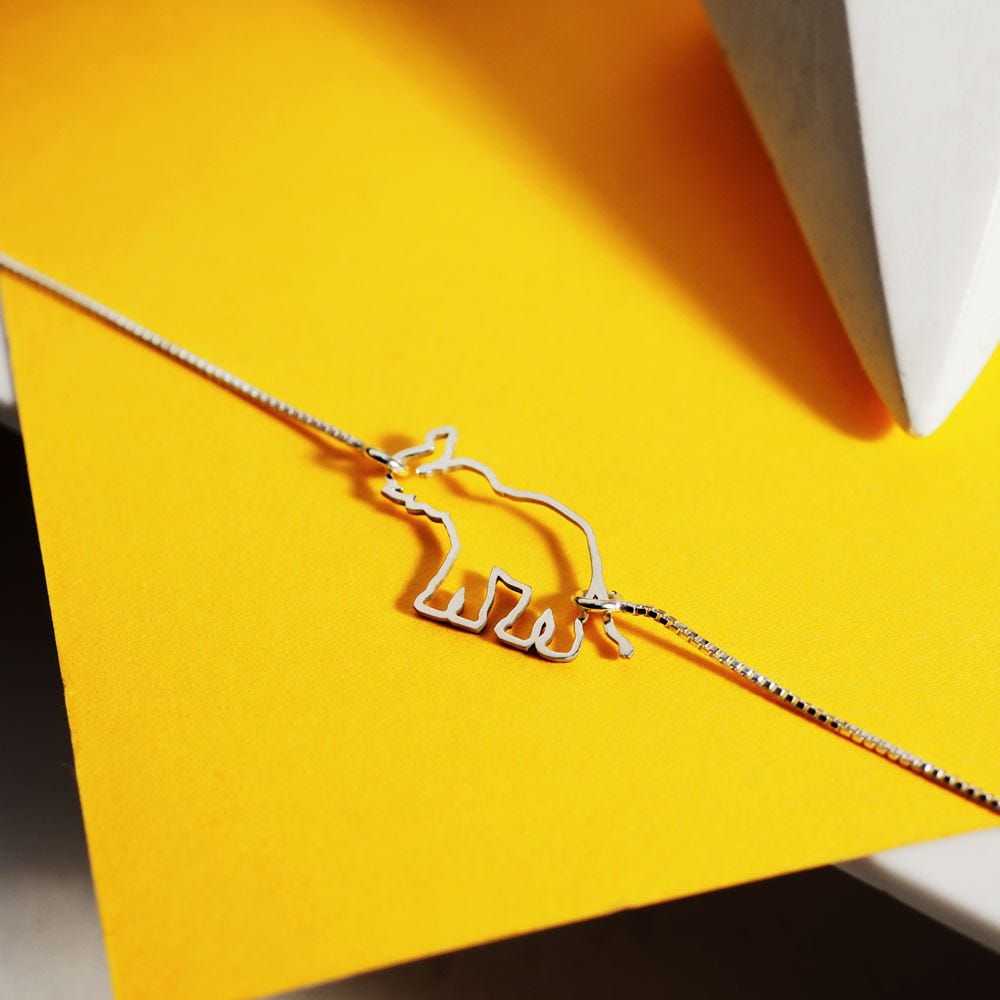 Elegant Elephant Anklet
