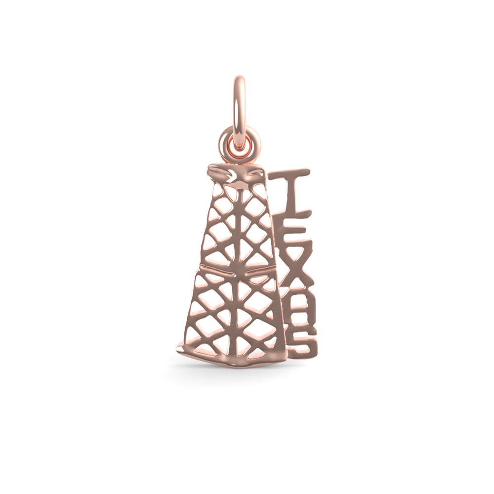 Texas Oil Rig Charm
