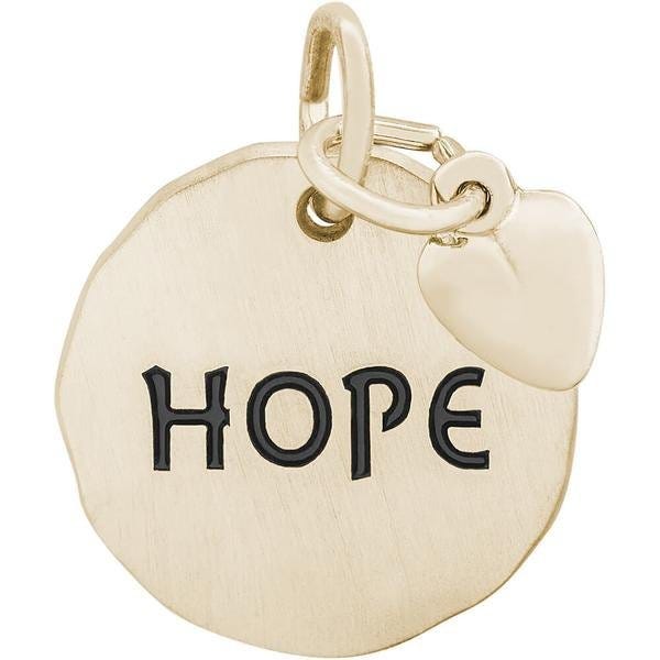 HOPE TAG W/HEART ENGRAVABLE