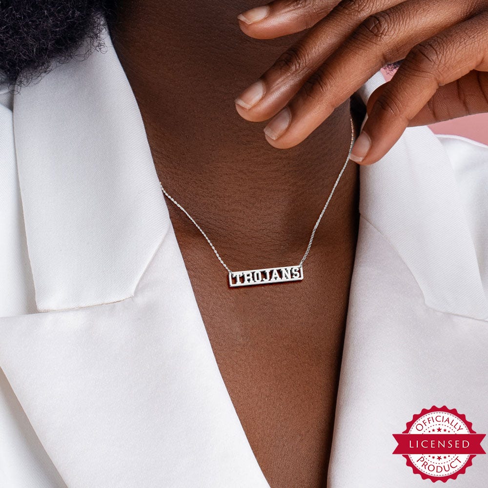 USC Trojan Bar Necklace
