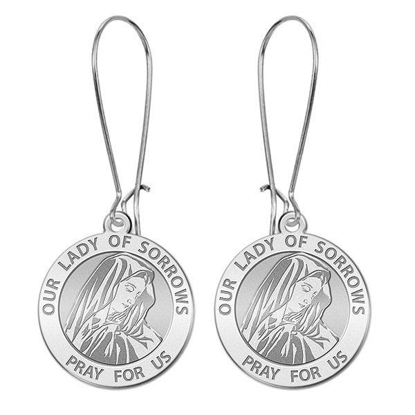 Our Lady of Sorrow Earrings "EXCLUSIVE"