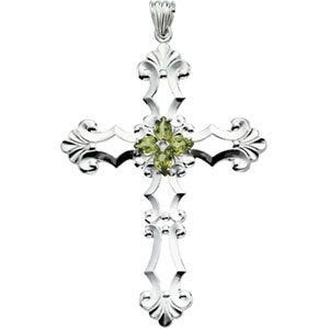 BIRTHSTONE CROSS