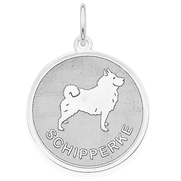 Schipperke Disc Charm or Pendant