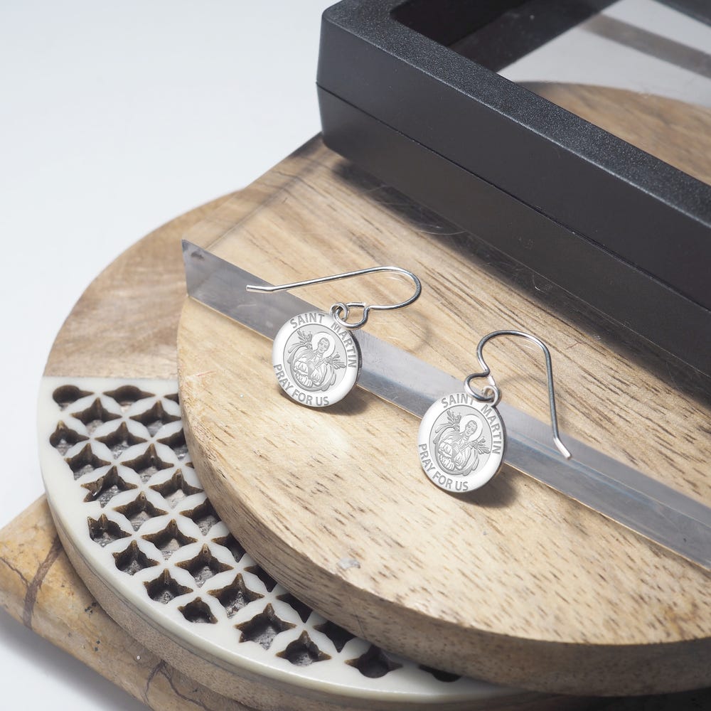 Saint Martin de Porres Earrings "EXCLUSIVE"