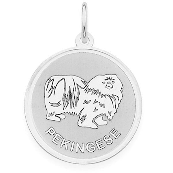 Perkingese Disc Charm or Pendant