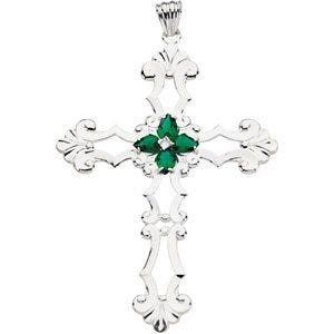 BIRTHSTONE CROSS