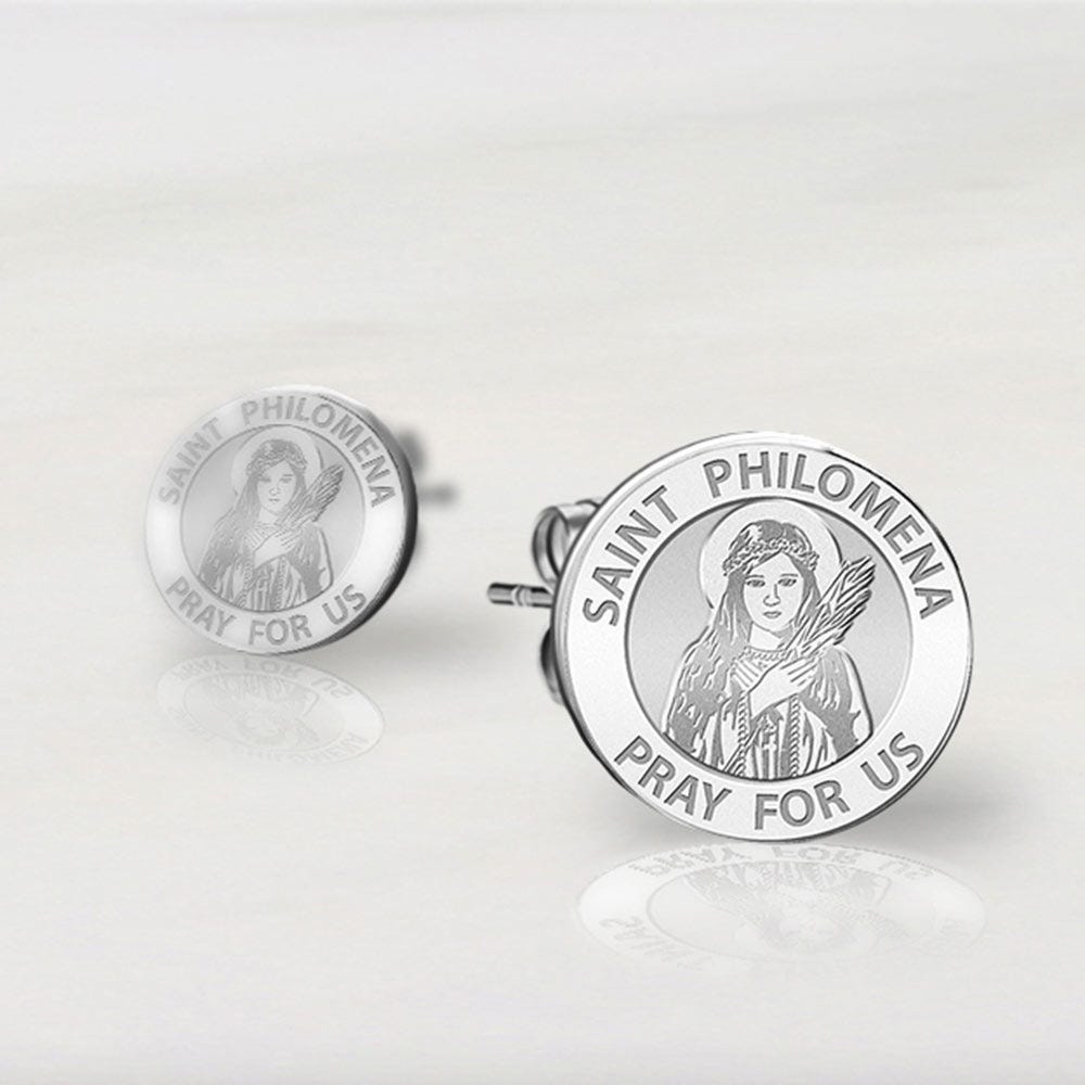 Pair of Saint Philomena Earrings