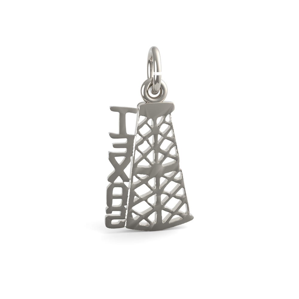 Texas Oil Rig Charm