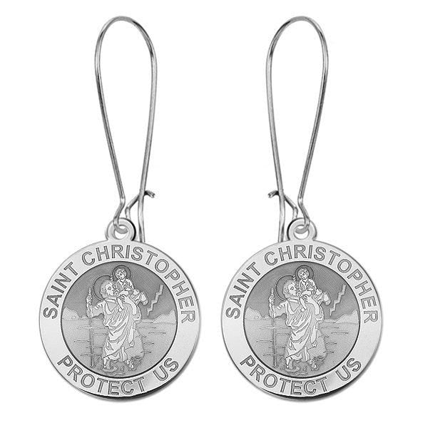 Saint Christopher Earrings "EXCLUSIVE"