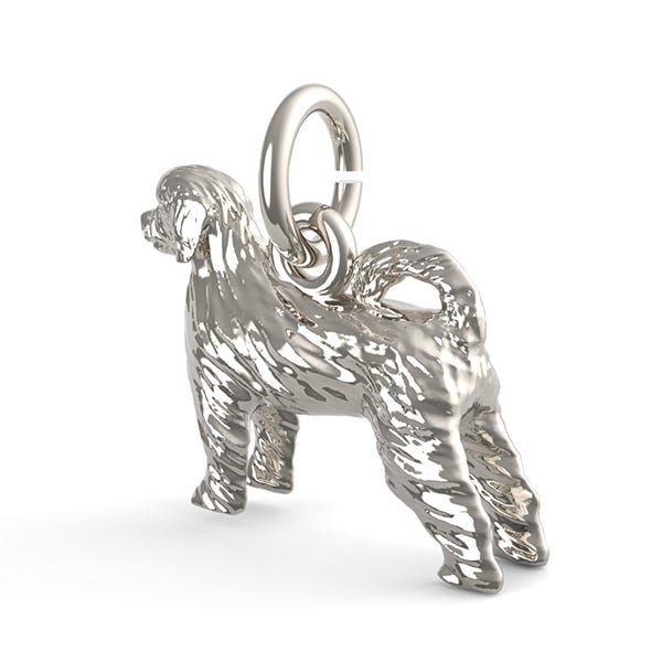 Portuguese Water Dog Charm