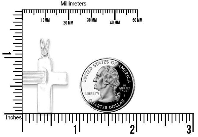 Sterling Silver Latin Cross Pendant