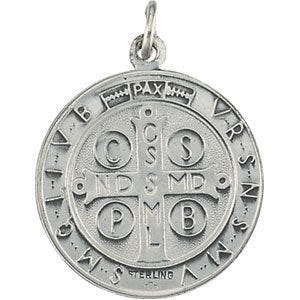 Saint Benedict Round Jubilee Religious Medal