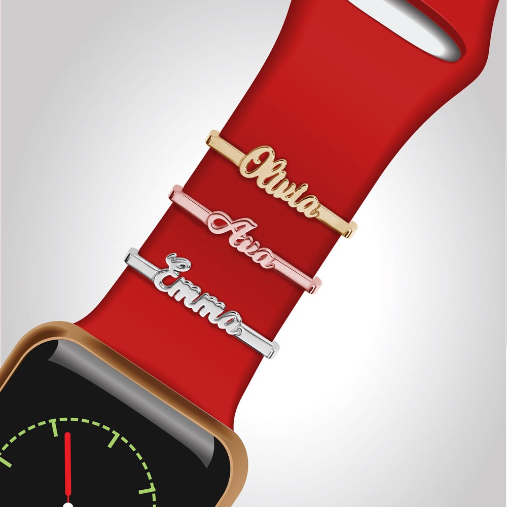Smart Watch Name Charm