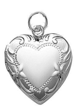 Sterling Silver Heart Locket Bracelet