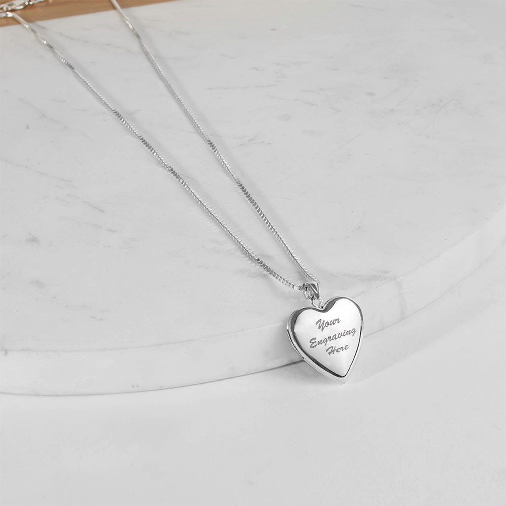 Sterling Silver Valentine's Day Locket Package