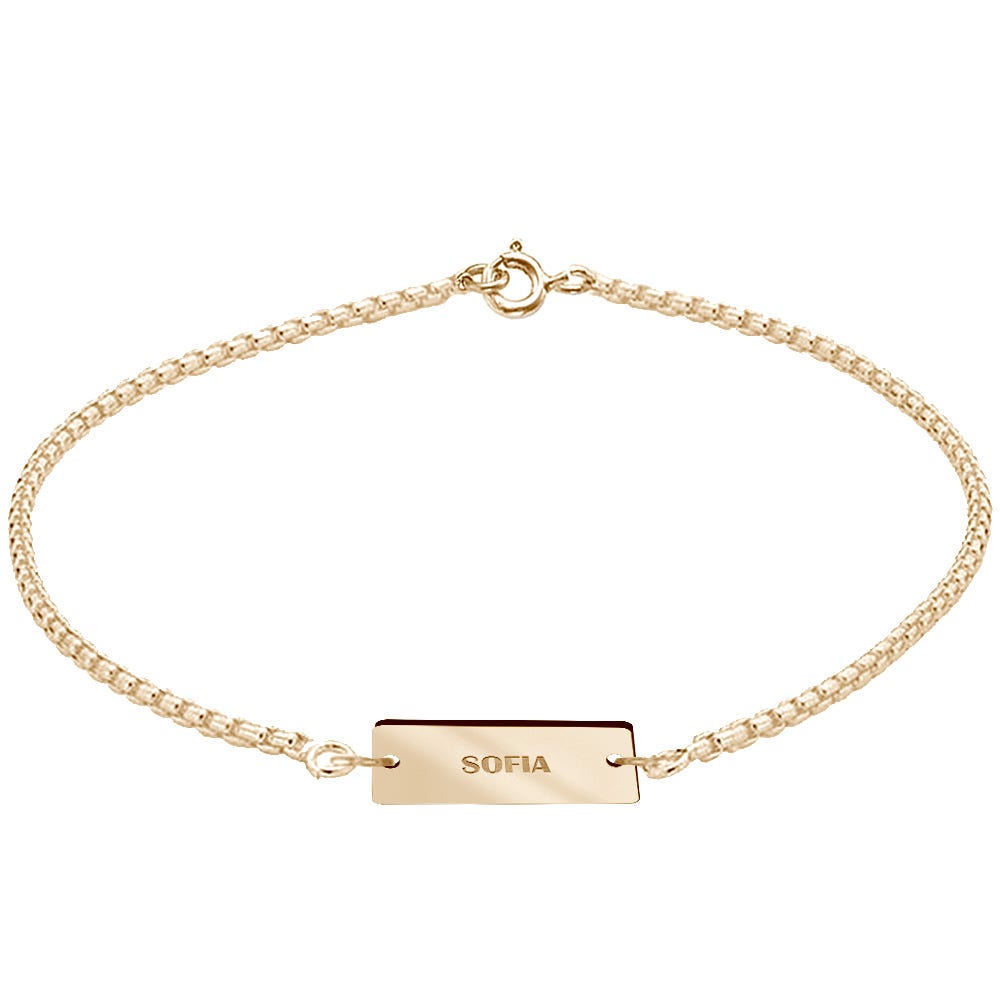 Dainty Personalized Name Anklet