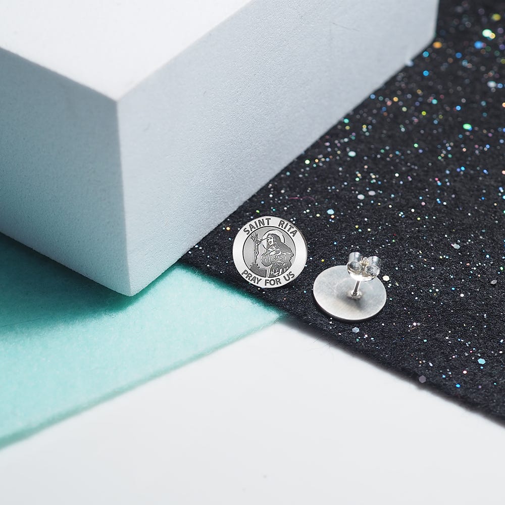 Pair of Saint Rita Earrings