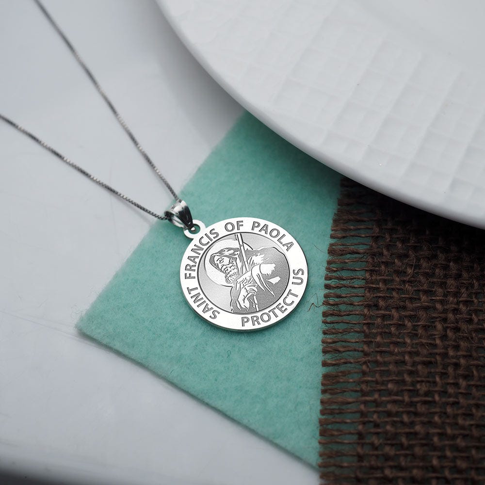 Saint Francis of Paola DoubleSided Navy Medal "EXCLUSIVE"