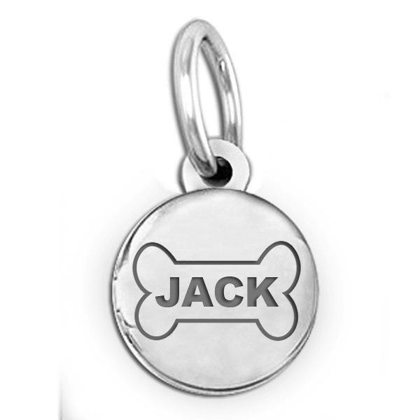Dog Bone Round Picture Locket