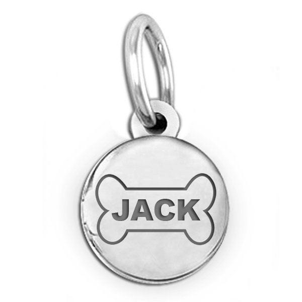 Dog Bone Round Picture Locket