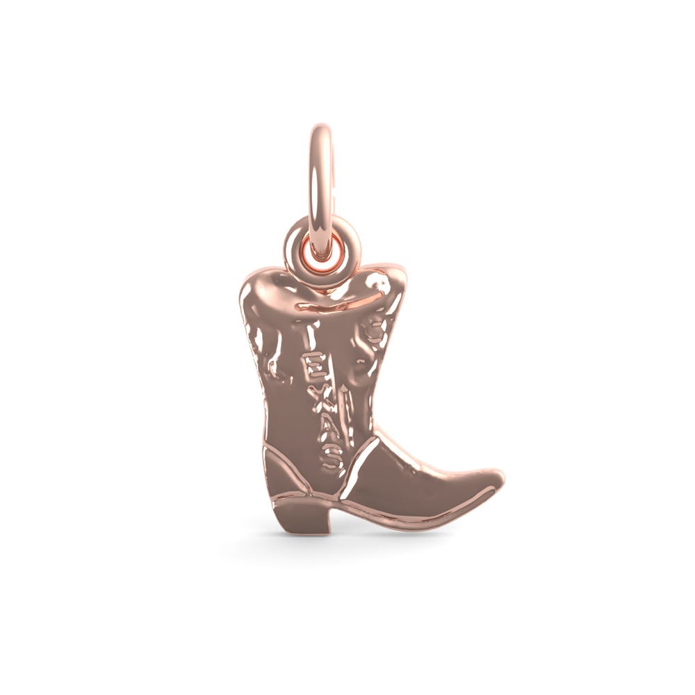 Texas Cowboy Boot Charm