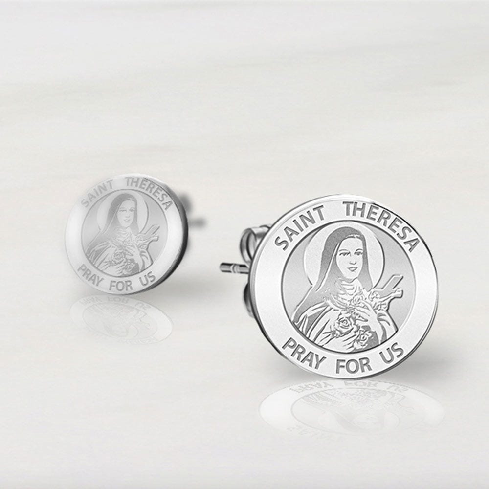 Pair of Saint Theresa Earrings
