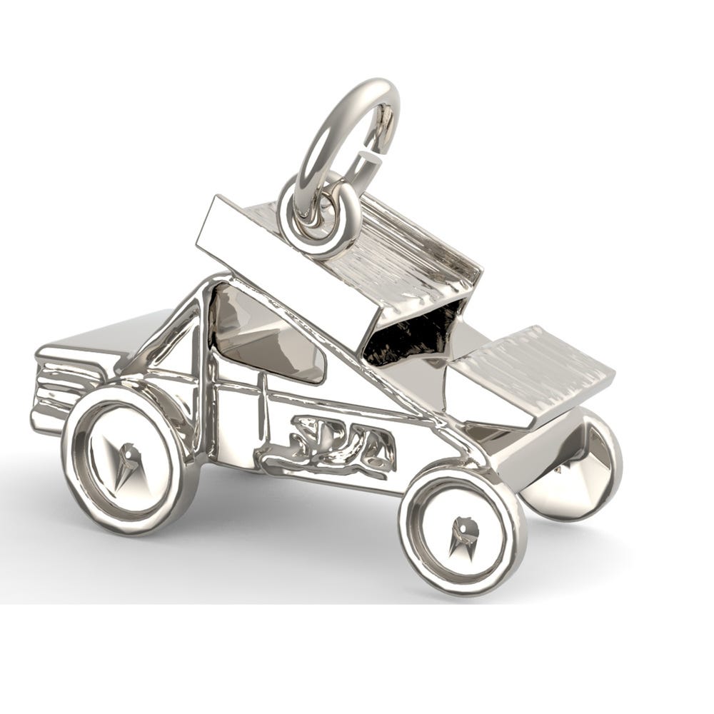 Winged Sprint Car Charm