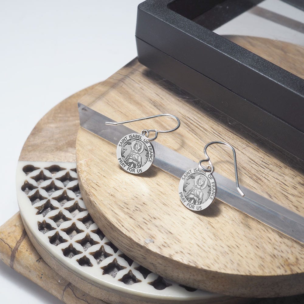 Saint Isabel of France Earrings "EXCLUSIVE"