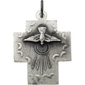 Sterling Silver ALPHA & OMEGA CROSS