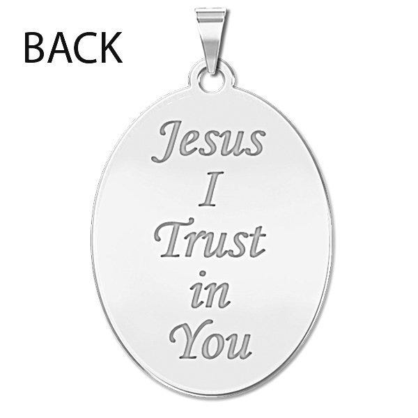 Divine Mercy Double Sided Oval Religious Medal "EXCLUSIVE"