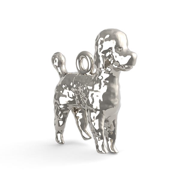 Poodle Dog Charm