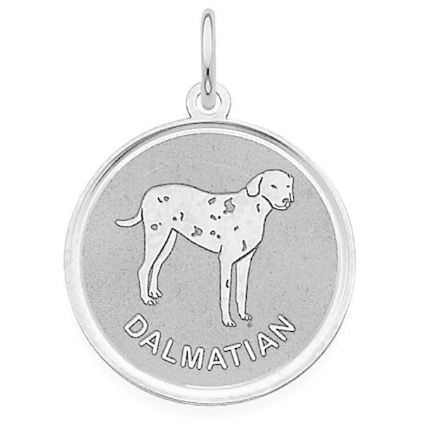 Dalmatian Disc Charm or Pendant