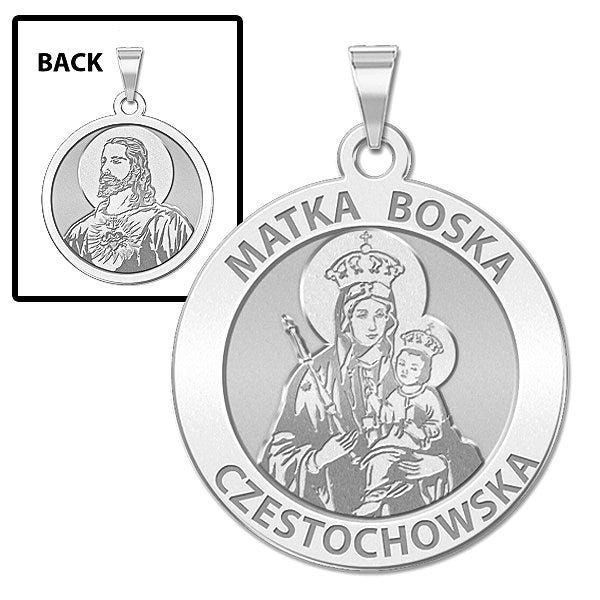 Matka Boska Double Sided Religious Medal "EXCLUSIVE"