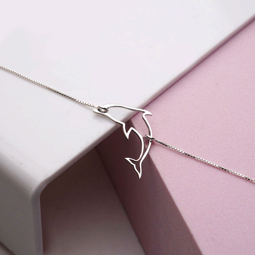 Dainty Dolphin Anklet