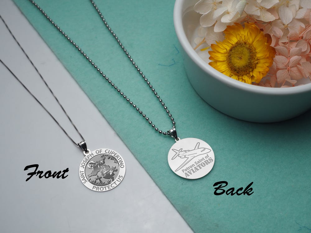 Saint Joseph of Cupertino Aviator  Religious Medal "EXCLUSIVE"