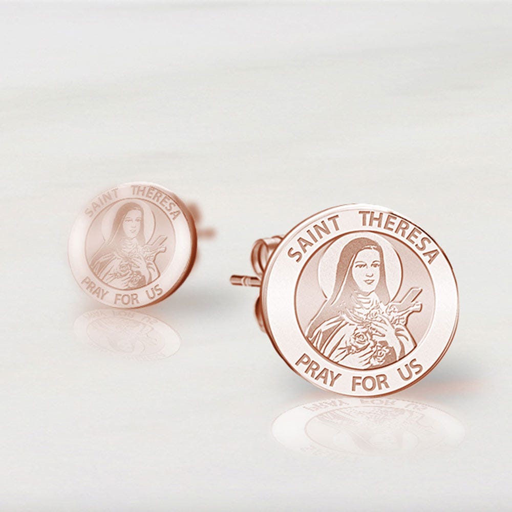 Pair of Saint Theresa Earrings