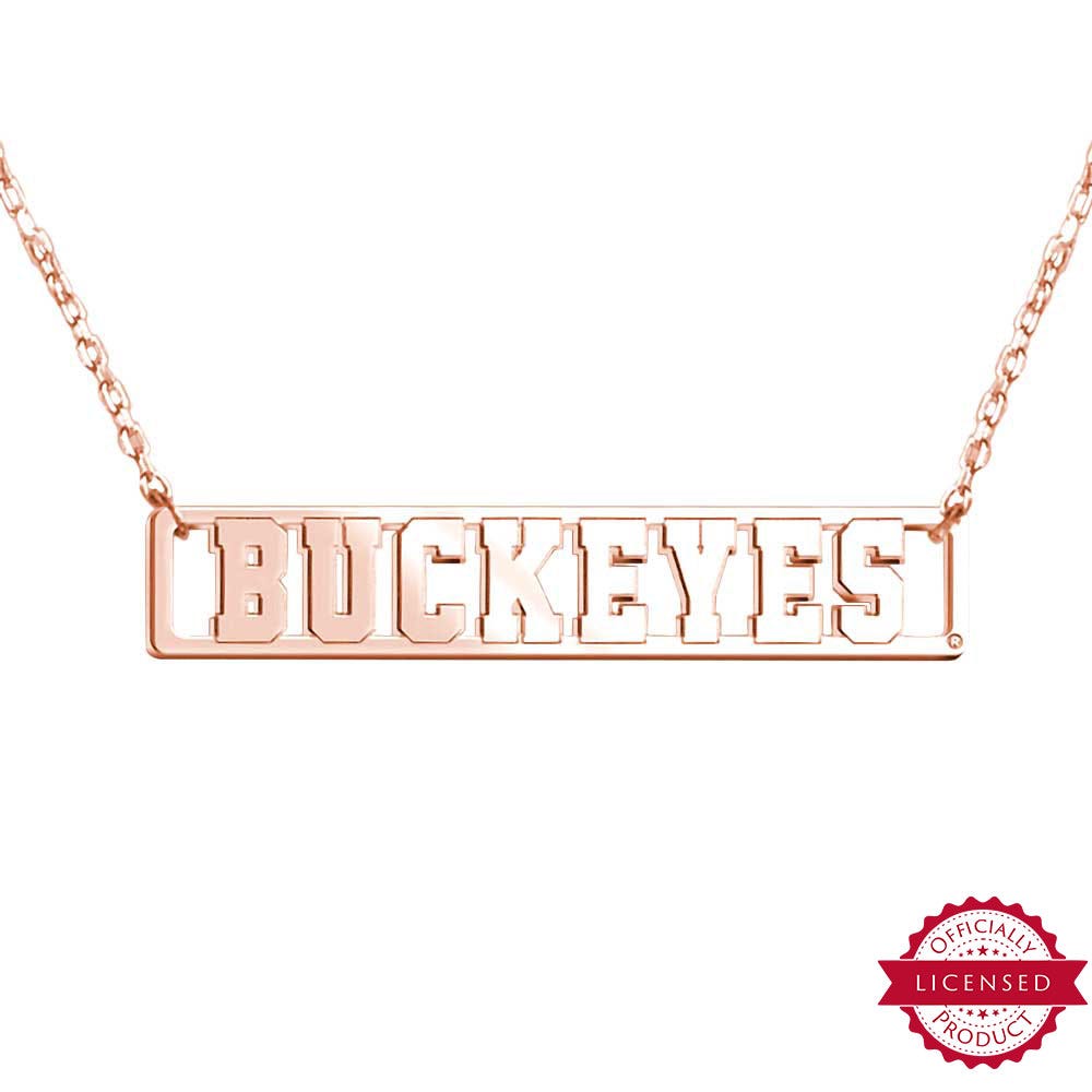 Buckeyes Bar Necklace
