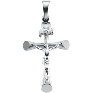 TWO-TONE CRUCIFIX PENDANT