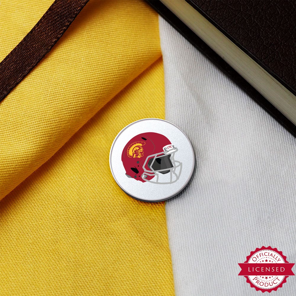 USC Color Helmet Golf Marker