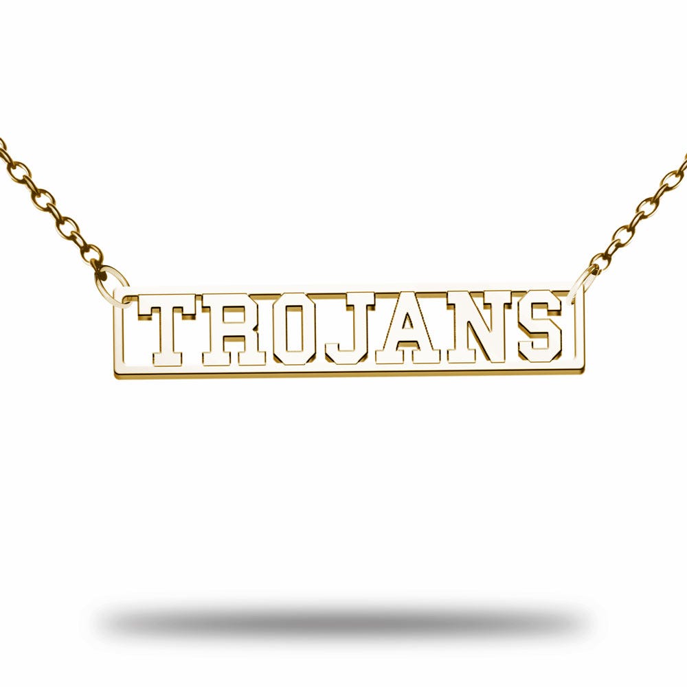 USC Trojan Bar Necklace