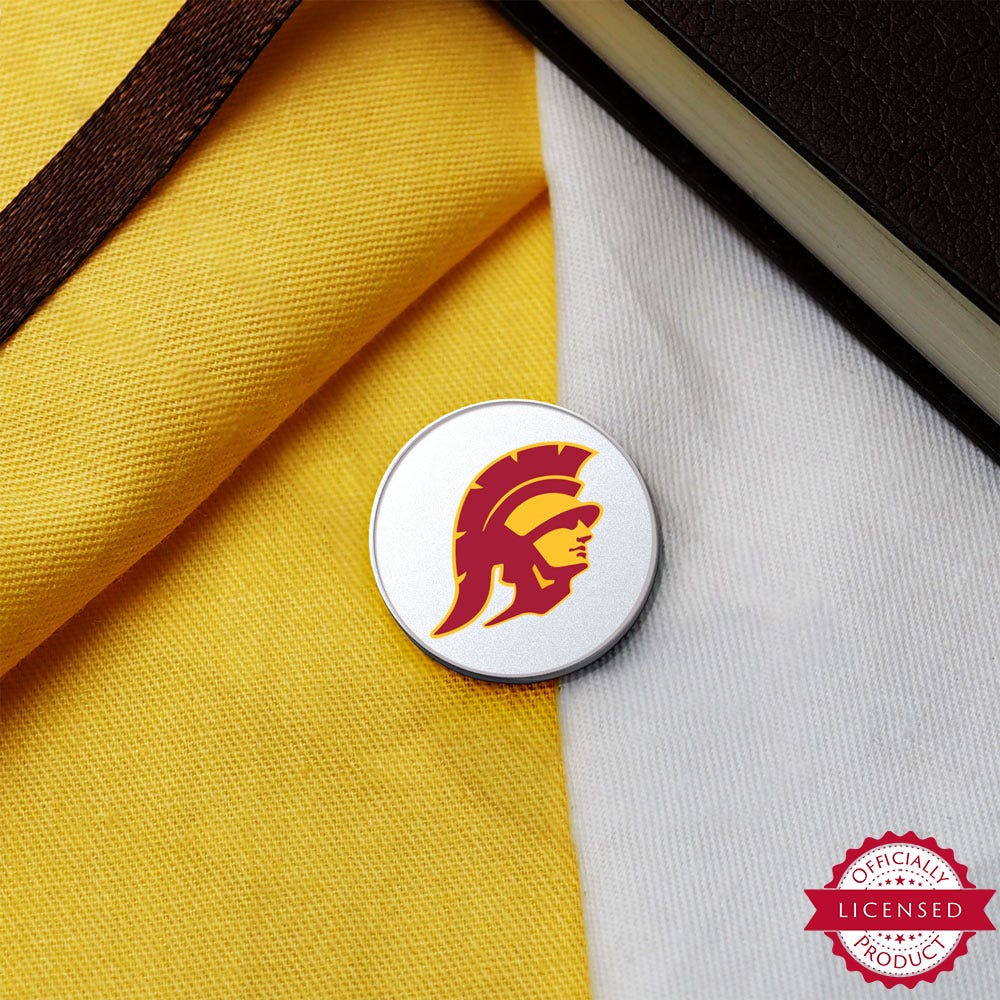 USC Trojan Head Golf Marker